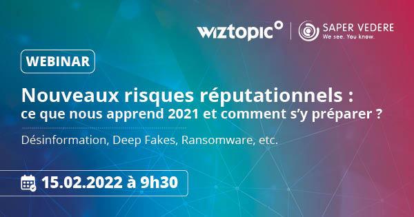 Webinar sur les risques réputationnels