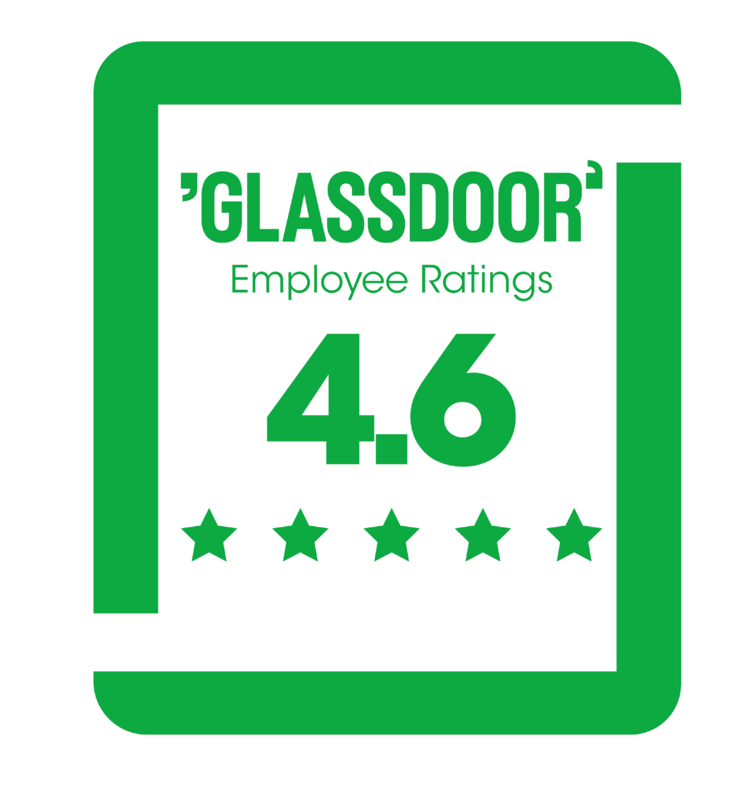 Glassdoor 4.6 Rating
